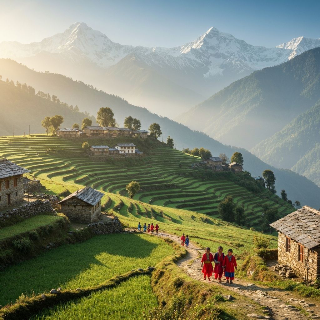 Rural Uttarakhand landscape
